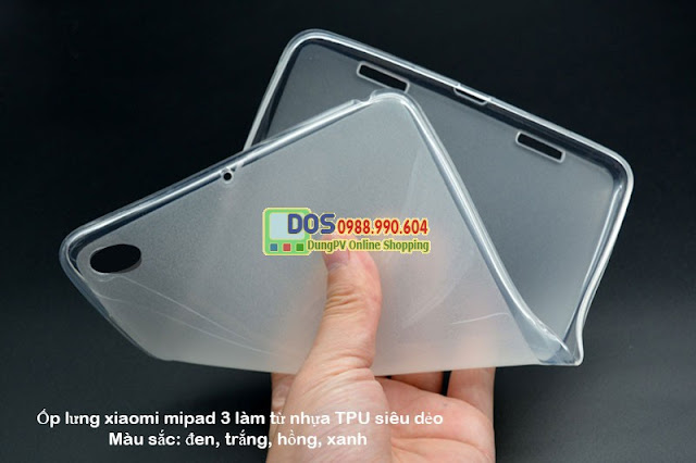 Ốp lưng Xiaomi mipad 3 silicone giá 90k 