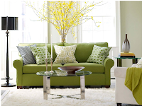 Living Room Furniture Green