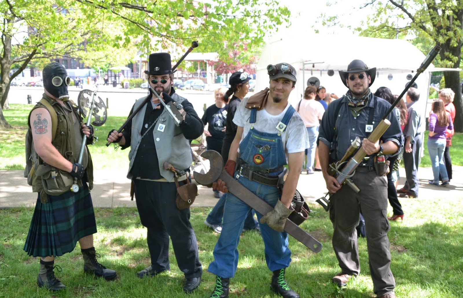 Steampunk fashion at the Waltham Steampunk Festival