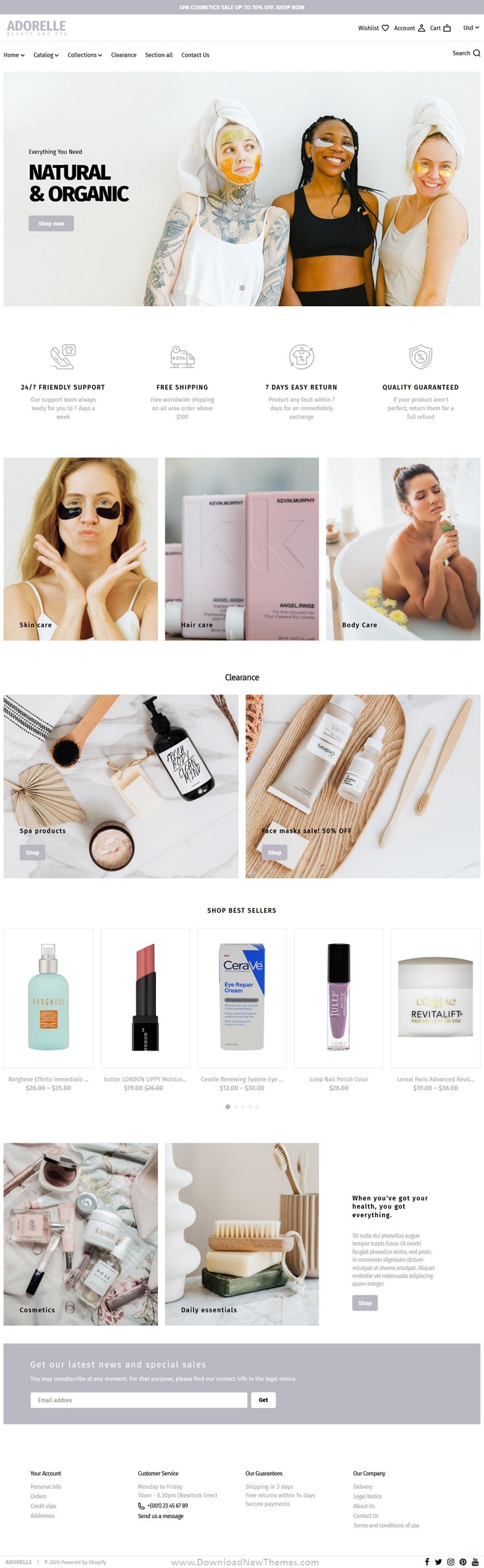 Beauty Salon and Spa Shopify Theme