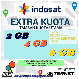 paket kuota extra im3 mentari indosat murah 24 jam