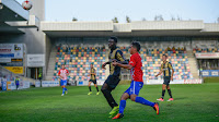 Partido del Barakaldo con el Sporting B