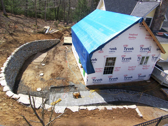 Building Retaining Walls On Slopes