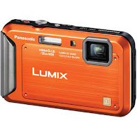 Panasonic Lumix DMC-TS20 Digital Camera (Orange) 