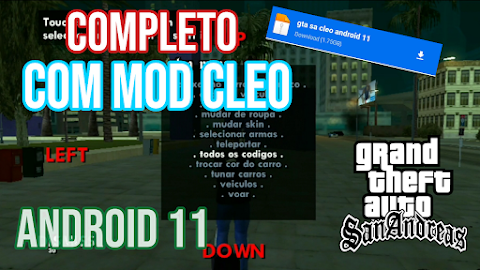 GTA SA PARA ANDROID 11 COMPLETO COM MOD CLEO DOWNLOAD MEDIAFIRE 2022