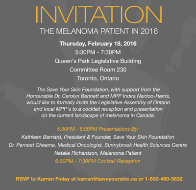 http://www.saveyourskin.ca/news/media-advisory-ontario-parliamentary-assistant-to-the-minister-of-health-and-long-term-care-indira-naidoo-harris-expected-to-attend-reception-on-melanoma-in-canada/