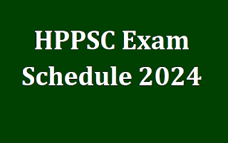 HPPSC Exam Schedule for the Month of May 2024