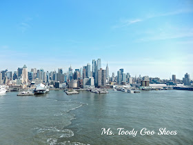 NYC Skyline from Norwegian Breakaway Cruise Ship  --- Ms. Toody Goo Shoes