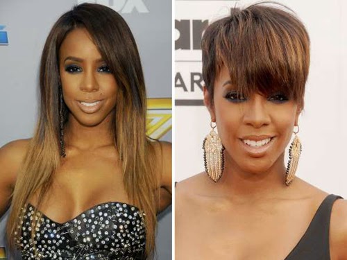 Mái tóc ngắn nhuộm màu nâu ấm của Kelly Rowland khiến cô trông năng động và rạng rỡ hơn hẳn