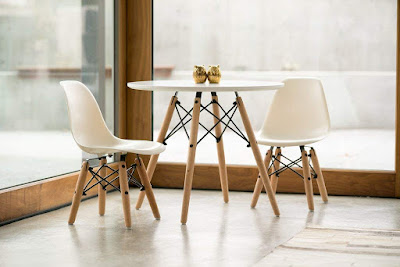 Mid Century Style Modern White Table Set Ideas