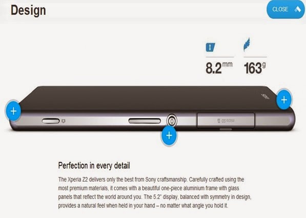 design xperia z2 