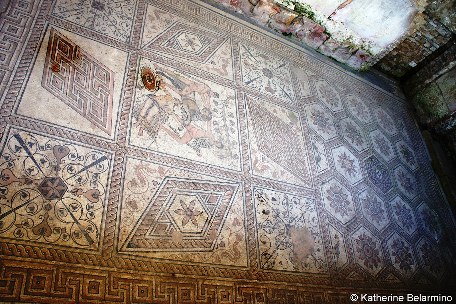 Roman Floor Mosaic Pula Croatia