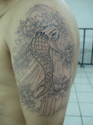 TATTOO: pez coi en proceso