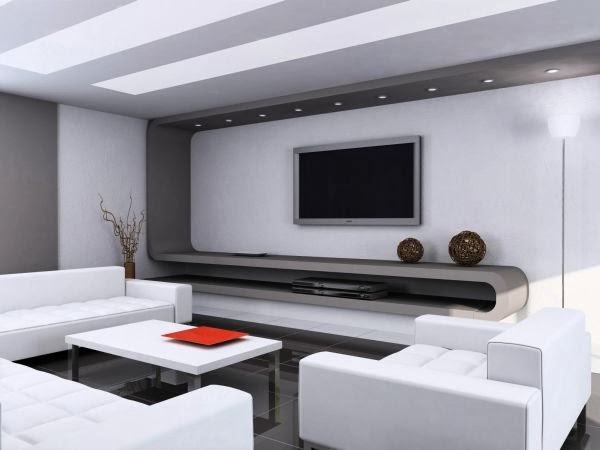  Sebuah rumah minimalis yang sudah terbangun dengan baik Gambar Desain Interior Minimalis Modern