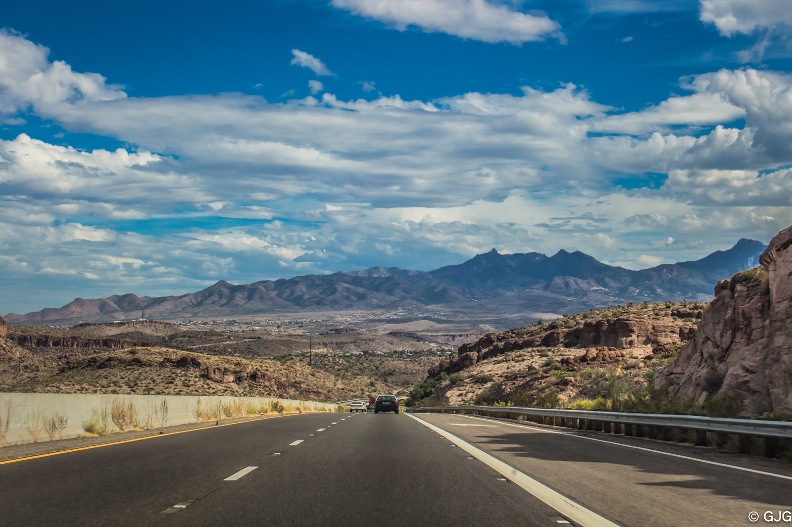 Scenic Road Views To the Grand Canyon Arizona, USA