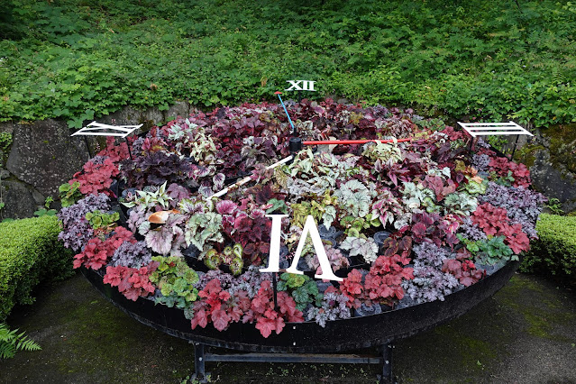 とっとり花回廊の花時計