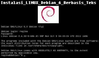 Langkah-langkah Menginstal Linux Debian 6 Berbasis Teks