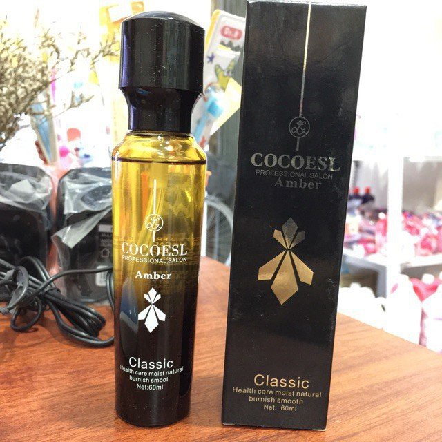 COCOESL AMBER CLASSIC ⚡FreeShip⚡Tinh Dầu Dưỡng Tóc 60ml Hương Nước Hoa Quyến Rũ, Sang Trọng [CHÍNH HÃNG]