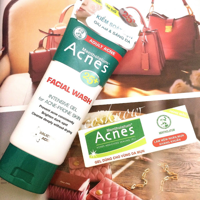 Review Acnes 25+ Facial bộ sản phẩm trị mụn giá rẻ cho người lớn, acnes facial, acnes 25+, kem trị mụn acnes, kem tri mun acne, acne facial wash, acne facial serum