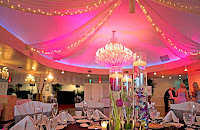 Color Wash Wedding Lighting