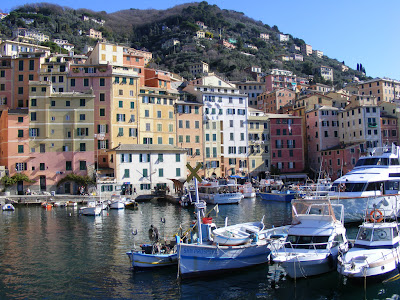 Camogli town port