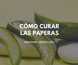 Remedios naturales para las paperas