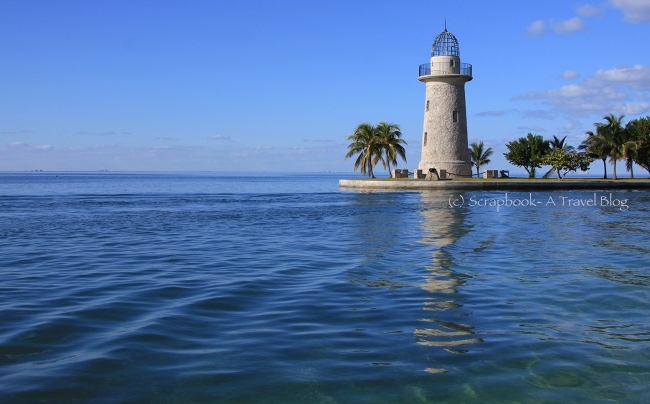 Fake lighthouse at Boca Chita Key in Biscayne National Park