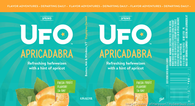 Harpoon Adding UFO Apricadabra Cans & Bottles