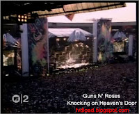 Stills from the video song Knocking on Heaven's Door by Guns N' Roses - 01