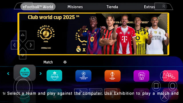 PES 2026 PPSSPP PS5 Camera Android Download Cover