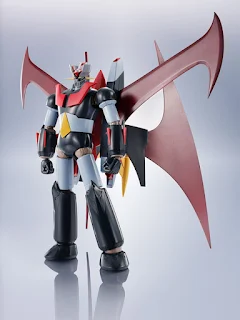 Figura ROBOT魂 de Mazinger X & Jet Scrander X de Grendizer U con efectos de Iron Cutter X y base especial.
