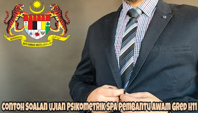 Contoh Soalan Ujian Psikometrik SPA Pembantu Awam 2020 - SPA