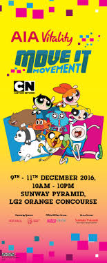 Cartoon Network Move it Movement at Sunway Pyramid with AIA Vitality