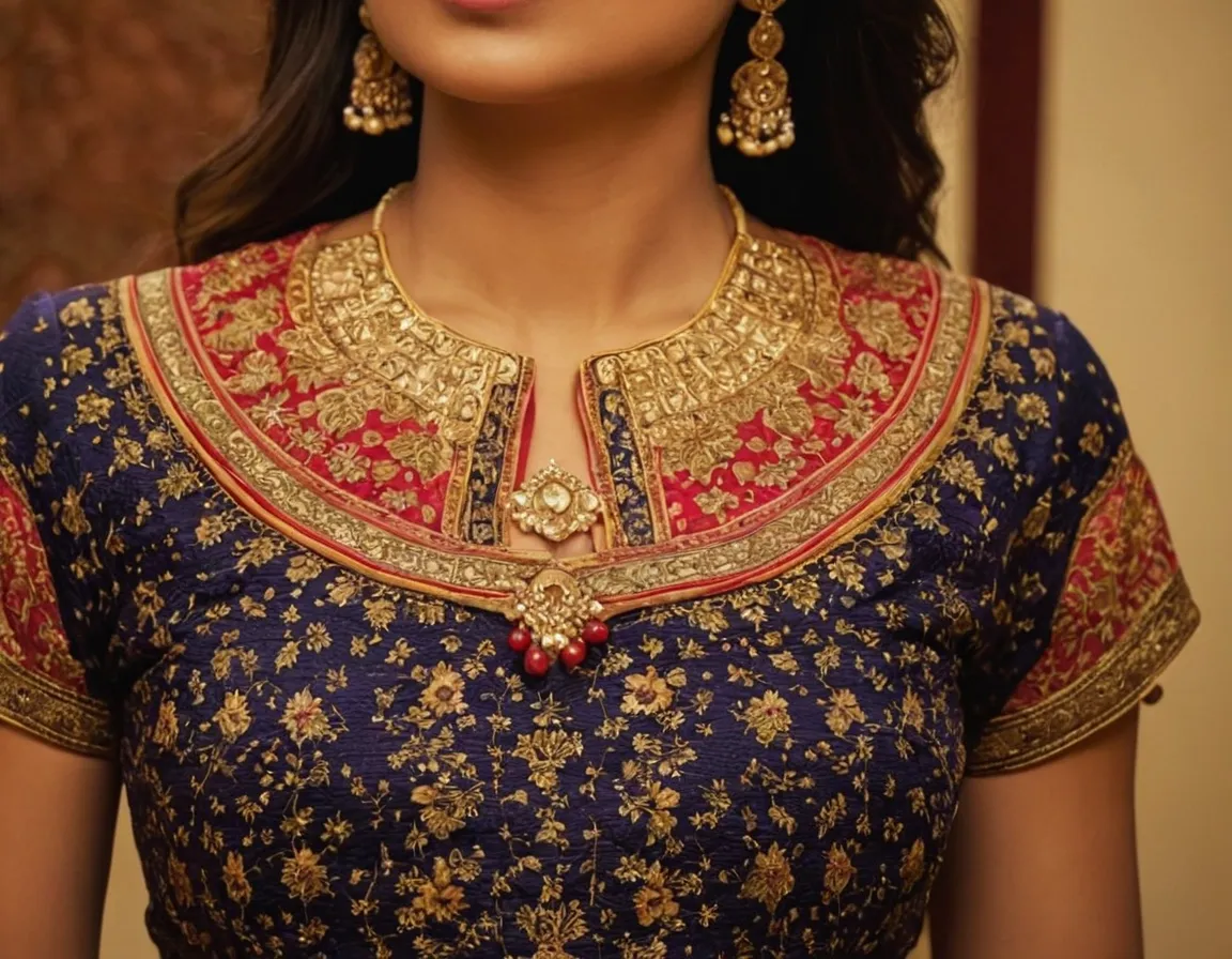 Blouse Neck Designs Front Side