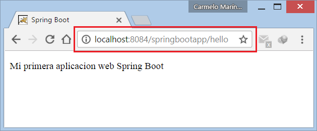 Spring boot archivo war