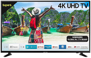 Samsung 108 cm (43 Inches) Super 6 Series 4K UHD LED Smart TV
