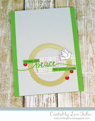 Wishing You Peace This Holiday Season card-stamps from Avery Elle