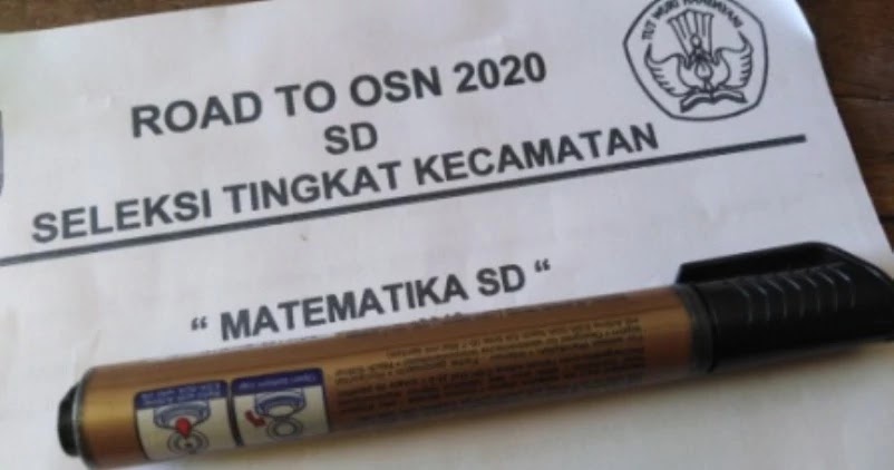 Kumpulan Soal OSN MTK SD 2020 Tingkat Kecamatan