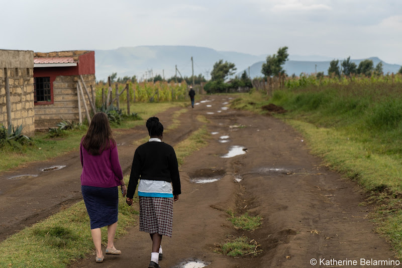 Catherine and Esther Volunteering in Kenya with Freedom Global