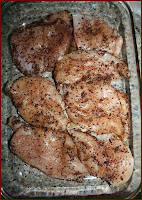 Raw chicken coated with Crio rub