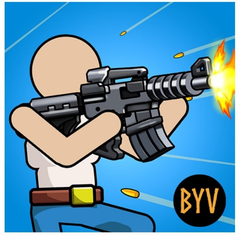 The Gunner Stickman Weapon Hero - VER. 1.0.9 Unlimited Money MOD APK