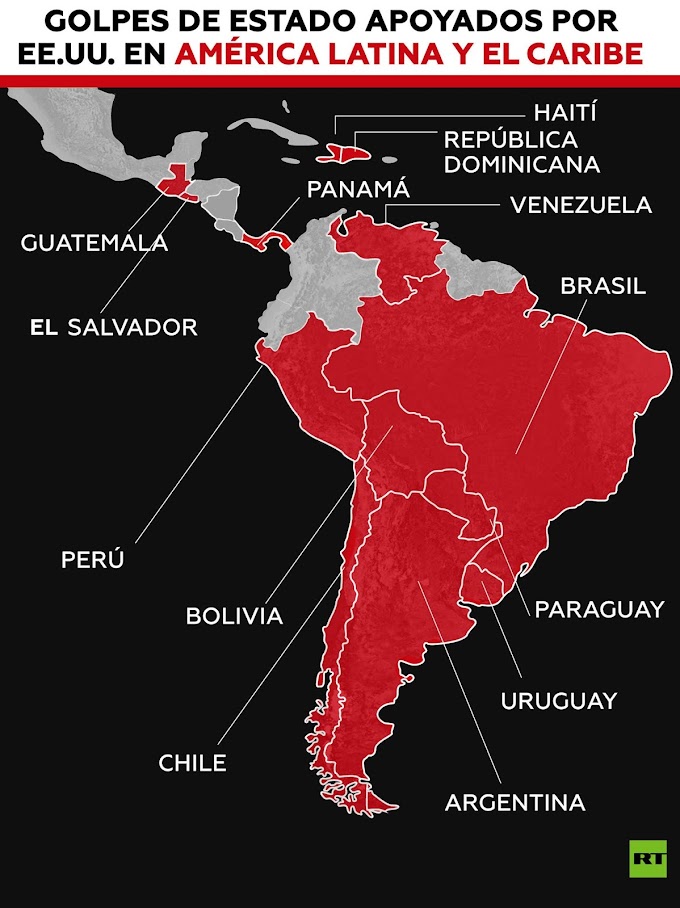 Los golpes de Estado apoyados por EE.UU. en Latinoamérica desde 1948 (INFOGRAFÍA)