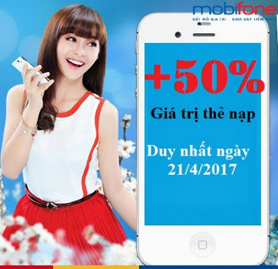 Khuyến mãi của Mobifone ngày 21/4