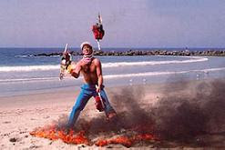 Venice beach juggler