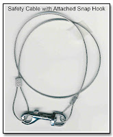 PJ1054: Safety Cable with Snap Hook