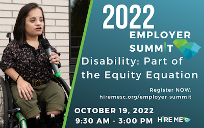 2022 Employer Summit Register Now Oct 19 2022 Hire Me SC promo image