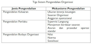 Sistem Pengendalian Organisasi