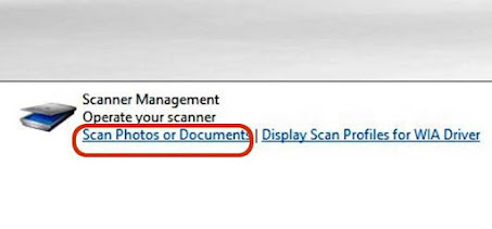 klik scan Photos or Documents