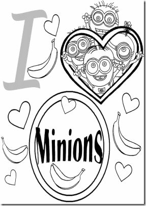 minions pintar coloreartusdibujos com a (2)