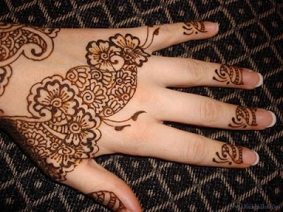 Beautiful Arabic Henna For Bridal & EID By Falguni Rajpara 2013 Images For Legs Designs 3 Pics HD